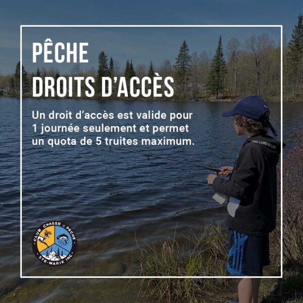 pêche droits d'accès